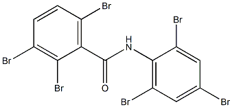 N-(2,4,6-Tribromophenyl)-2,3,6-tribromobenzamide Struktur