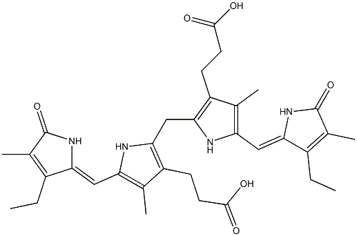  2,2'-Methylenebis[4-methyl-5-(3-ethyl-4-methyl-5-oxo-2,5-dihydro-1H-pyrrole-2-ylidenemethyl)-1H-pyrrole-3-propanoic acid]
