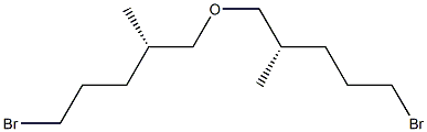 (+)-[(S)-4-ブロモ-1-メチルブチル]メチルエーテル 化学構造式