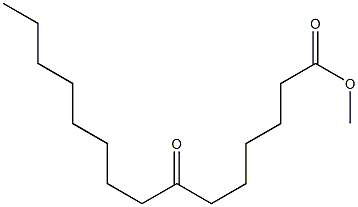 7-オキソペンタデカン酸メチル 化学構造式