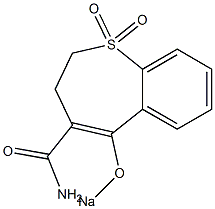  (5-Sodiooxy-2,3-dihydro-1-benzothiepin-4-carboxamide)1,1-dioxide