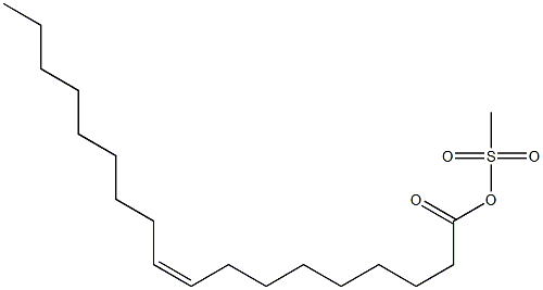 メタンスルホン酸オレオイル 化学構造式