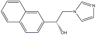(R)-2-(1H-Imidazol-1-yl)-1-(2-naphtyl)ethanol Structure