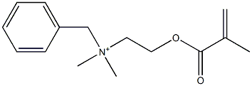 [2-(Methacryloyloxy)ethyl]benzyldimethylaminium Struktur