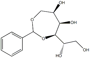 3-O,6-O-Benzylidene-D-glucitol Structure