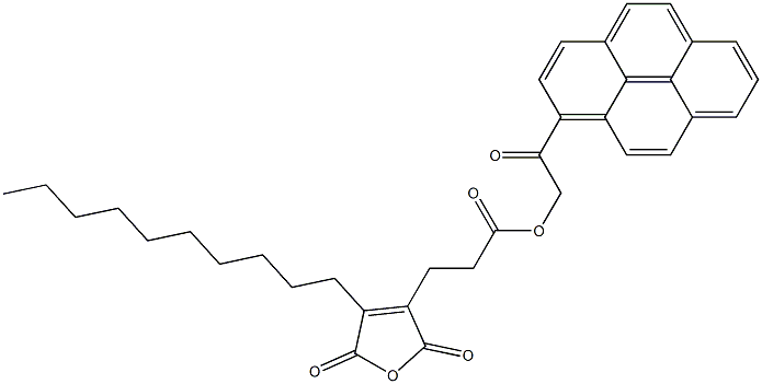 3-Decyl-2,5-dioxo-2,5-dihydrofuran-4-propanoic acid pyren-1-ylcarbonylmethyl ester