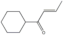 (E)-1-Cyclohexyl-2-buten-1-one Structure
