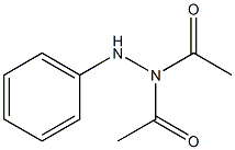 1,1-Diacetyl-2-phenylhydrazine 结构式