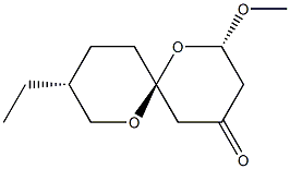 (2S,6S,9R)-9-Ethyl-2-methoxy-1,7-dioxaspiro[5.5]undecan-4-one