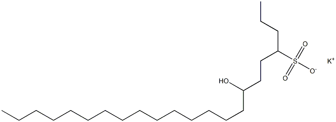 7-Hydroxydocosane-4-sulfonic acid potassium salt