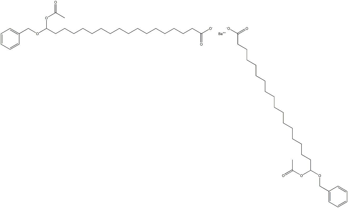 Bis(18-benzyloxy-18-acetyloxystearic acid)barium salt