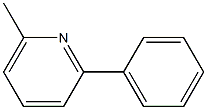 2-メチル-6-フェニルピリジン 化学構造式
