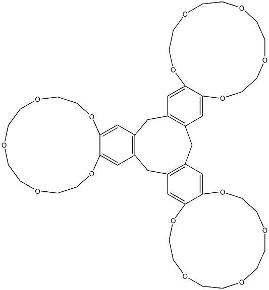 15,16'-[(2,3,5,6,8,9,11,12-Octahydro-1,4,7,10,13-benzopentaoxacyclopentadecin)-15,16-diylbis(methylene)][16,15'-methylenebis(2,3,5,6,8,9,11,12-octahydro-1,4,7,10,13-benzopentaoxacyclopentadecin)]
