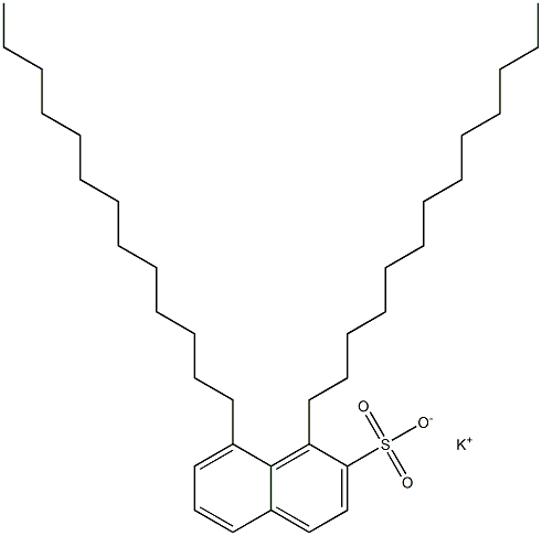 1,8-Ditridecyl-2-naphthalenesulfonic acid potassium salt