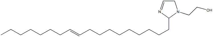 2-(10-Octadecenyl)-3-imidazoline-1-ethanol Structure