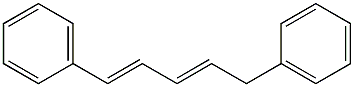 (1E,3E)-1,5-ジフェニル-1,3-ペンタジエン 化学構造式