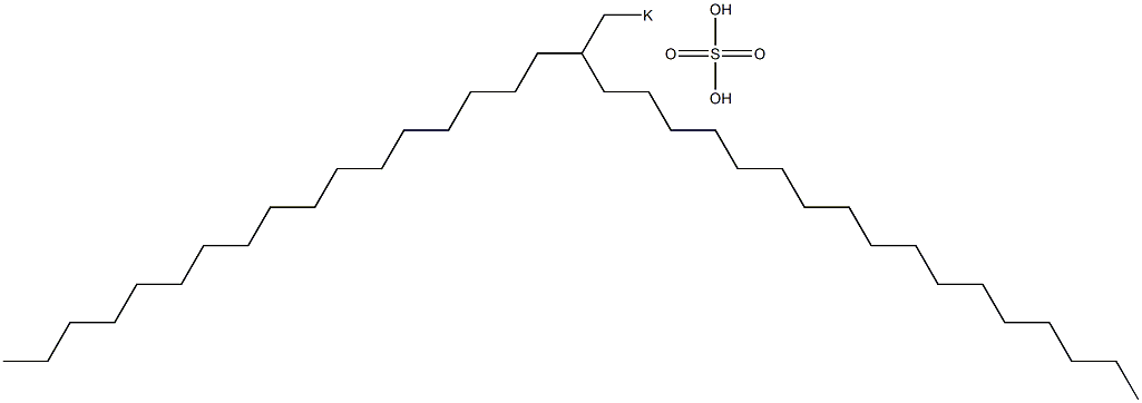 Sulfuric acid 2-heptadecylnonadecyl=potassium salt