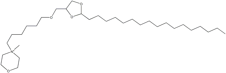 4-[6-(2-Heptadecyl-1,3-dioxolan-4-ylmethoxy)hexyl]-4-methylmorpholinium