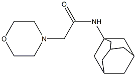 N-(Adamantan-1-yl)-2-morpholinoacetamide Structure