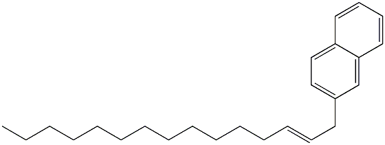 2-(2-Pentadecenyl)naphthalene Structure