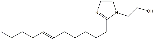 1-(2-ヒドロキシエチル)-2-(6-ウンデセニル)-2-イミダゾリン 化学構造式