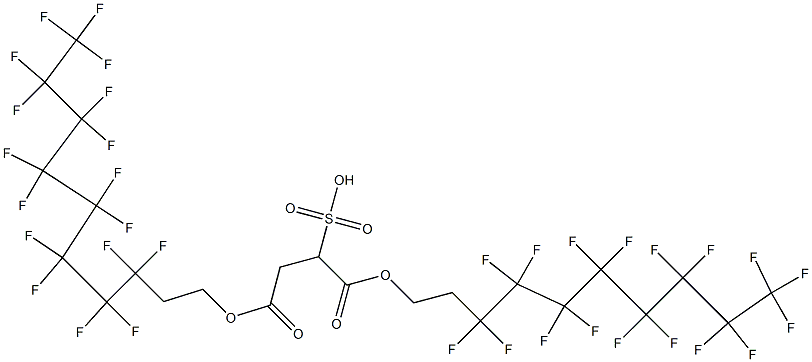 2-Sulfosuccinic acid 1,4-bis(3,3,4,4,5,5,6,6,7,7,8,8,9,9,10,10,10-heptadecafluorodecyl) ester