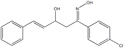(1Z)-1-(4-Chlorophenyl)-5-phenyl-3-hydroxy-4-penten-1-one oxime