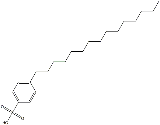 4-Pentadecylbenzenesulfonic acid Structure