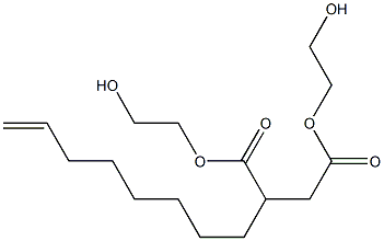 2-(7-Octenyl)succinic acid bis(2-hydroxyethyl) ester