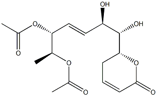 (R)-5,6-Dihydro-6-[(1S,2R,3E,5R,6S)-5,6-diacetoxy-1,2-dihydroxy-3-hepten-1-yl]-2H-pyran-2-one
