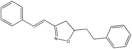 5-(2-Phenylethyl)-3-styryl-4,5-dihydroisoxazole