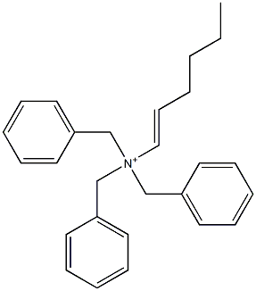  (1-Hexenyl)tribenzylaminium