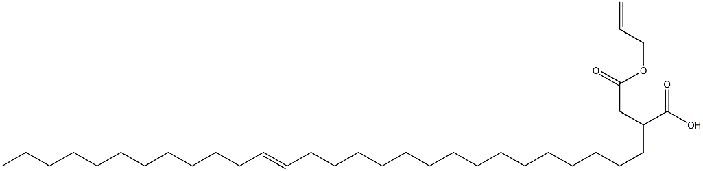 2-(16-Octacosenyl)succinic acid 1-hydrogen 4-allyl ester Structure