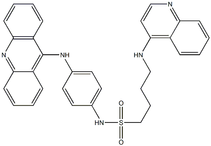 N-[4-(9-Acridinylamino)phenyl]-4-(4-quinolylamino)-1-butanesulfonamide