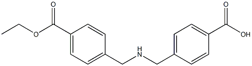 4,4'-(Iminobismethylene)bis(benzoic acid ethyl) ester Structure