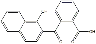 o-(1-Hydroxy-2-naphtylcarbonyl)benzoic acid