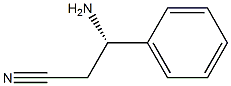 [S,(-)]-3-Amino-3-phenylpropiononitrile Struktur
