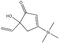 5-Ethenyl-5-hydroxy-3-(trimethylsilyl)-2-cyclopenten-1-one