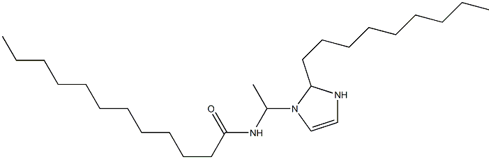 1-(1-Lauroylaminoethyl)-2-nonyl-4-imidazoline Struktur