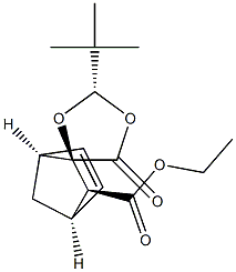 (1S,2R,3S,4R,2'S)-2'-tert-Butyl-4'-oxospiro[bicyclo[2.2.1]heptane-2,5'-[1,3]dioxolan]-5-ene-3-carboxylic acid ethyl ester