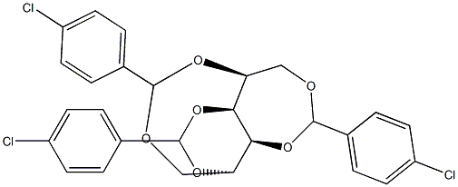 1-O,5-O:2-O,4-O:3-O,6-O-Tris(4-chlorobenzylidene)-L-glucitol