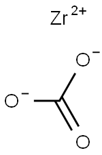 Carbonic acid zirconium(II) salt Struktur