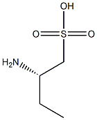 [S,(+)]-2-Amino-1-butanesulfonic acid Struktur
