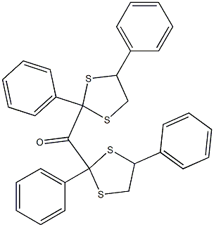 Phenyl(2-phenyl-1,3-dithiolan-2-yl) ketone Structure