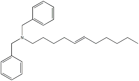 (5-Undecenyl)dibenzylamine Structure