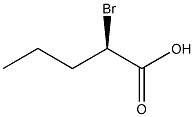 (R)-2-Bromovaleric acid Struktur