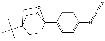 1-[4-tert-Butyl-2,6,7-trioxabicyclo[2.2.2]octan-1-yl]-4-azido-benzene Structure