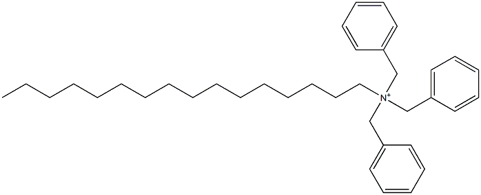 Hexadecyltribenzylaminium,,结构式