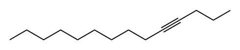 4-テトラデシン 化学構造式