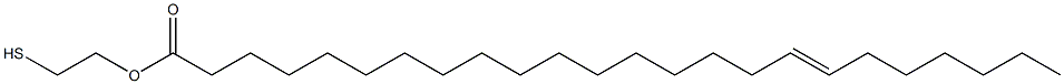 17-Tetracosenoic acid 2-mercaptoethyl ester Struktur